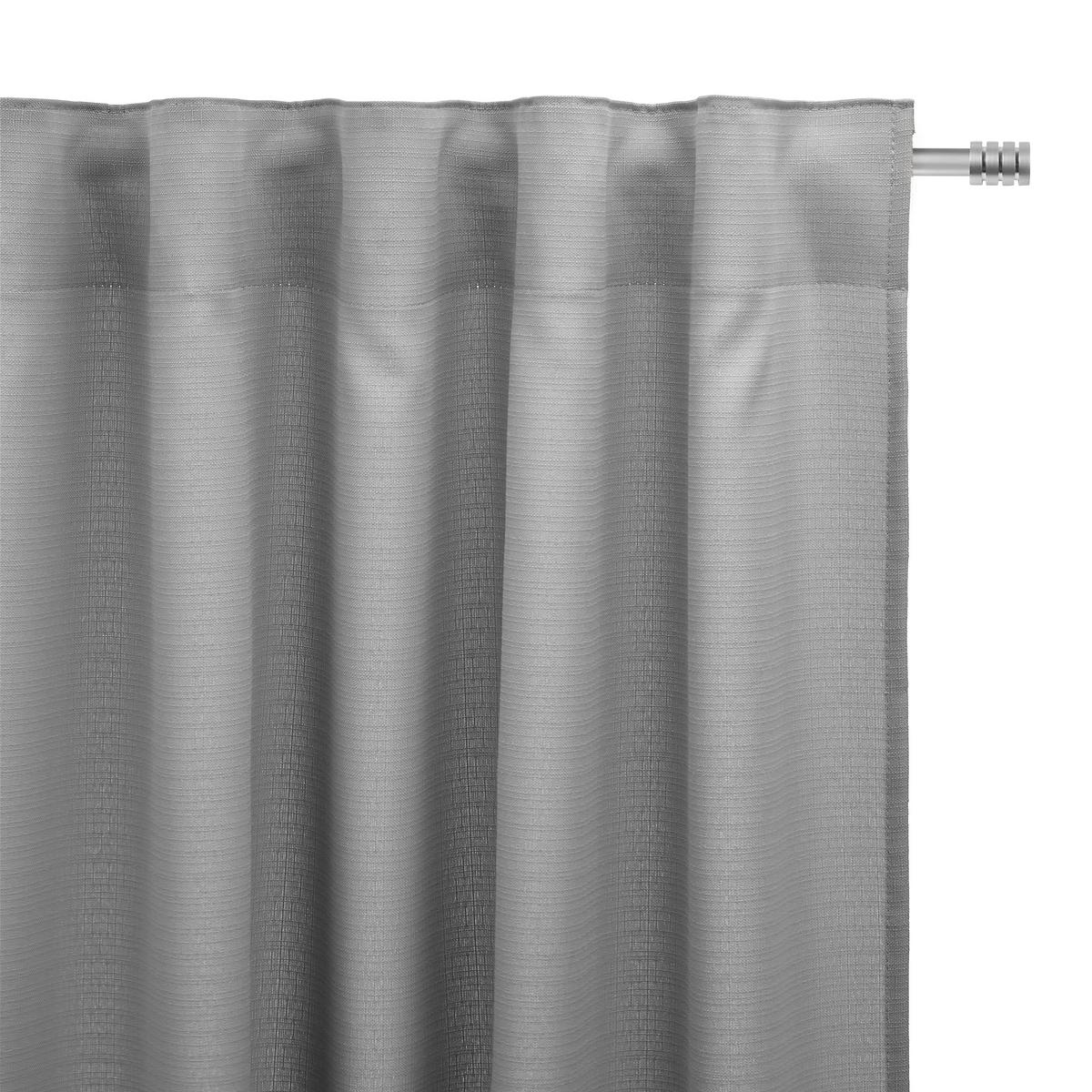 Hotový závěs ADELA - šedá, Romantický / Rustikální, plast (140/245cm) - Bessagi Home