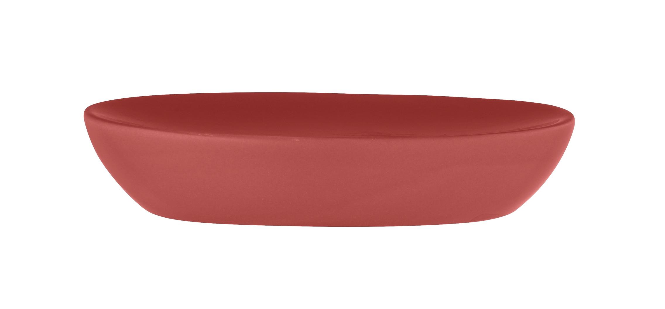 Seifenschale Allstar Olinda 70193400 - Rot, MODERN, Keramik (12/3/8,5cm) - Wenko