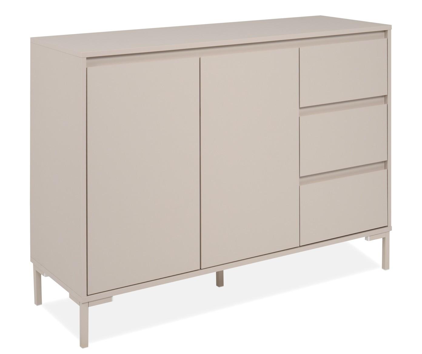 Kommode Korsika Kaschmir B: 120cm - Kaschmir, Design, Holzwerkstoff (120/87/40cm) - MID.YOU