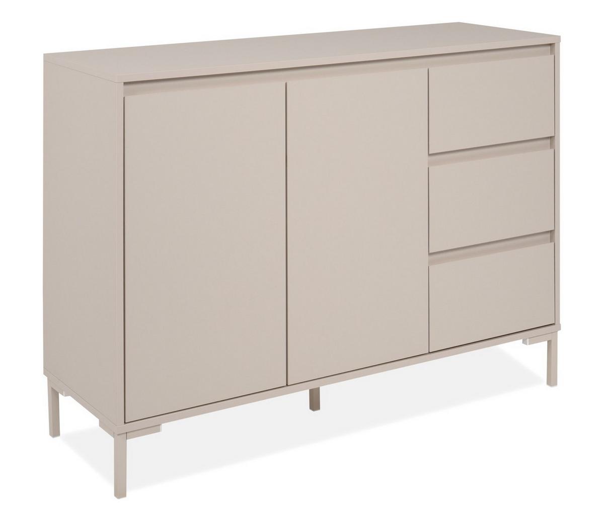 Kommode Korsika Kaschmir B: 120cm - Kaschmir, Design, Holzwerkstoff (120/87/40cm) - MID.YOU