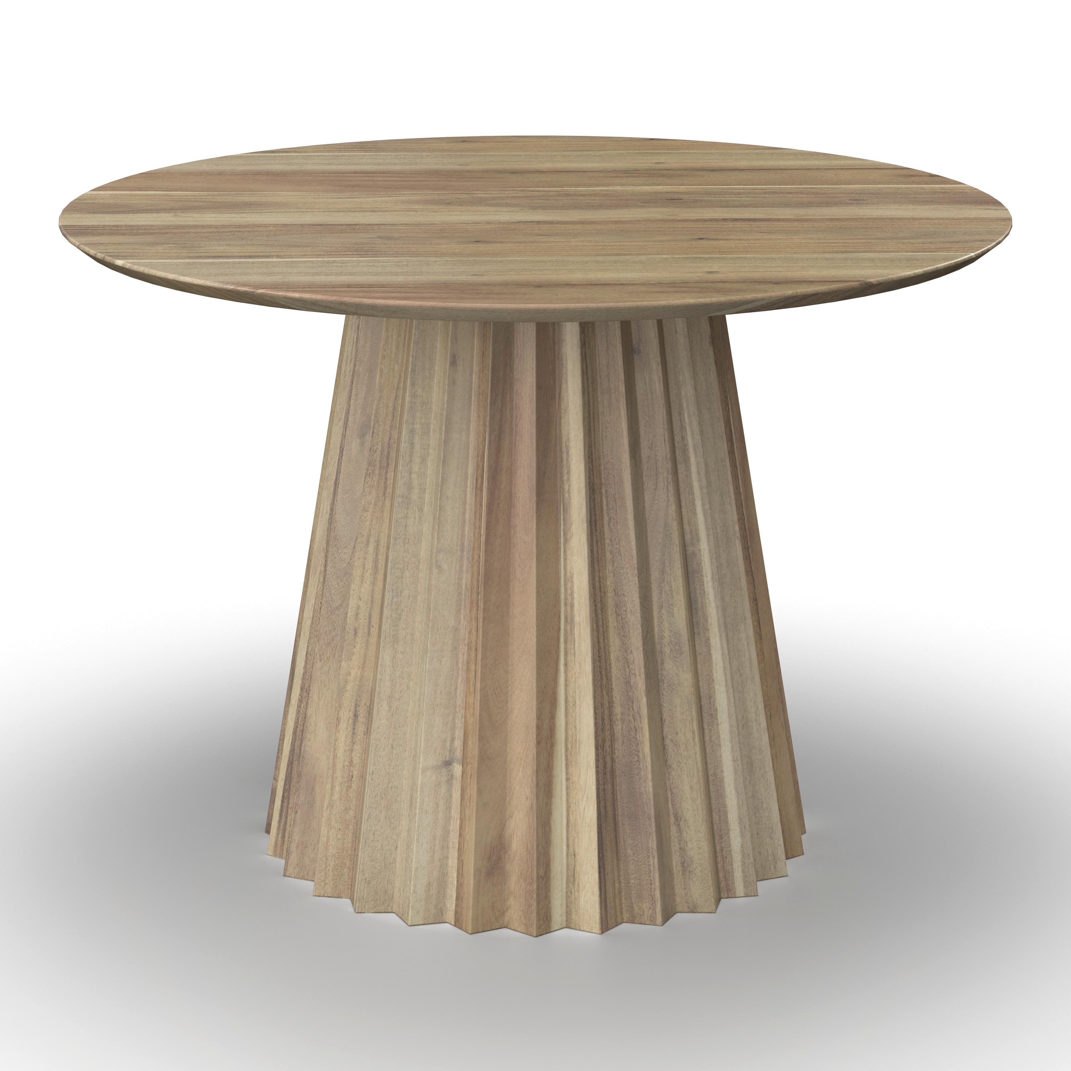 Jídelní stůl ALLEGRA, P: 120 cm - barvy akácie, Moderní, dřevo (120/120/76cm) - Bessagi Home