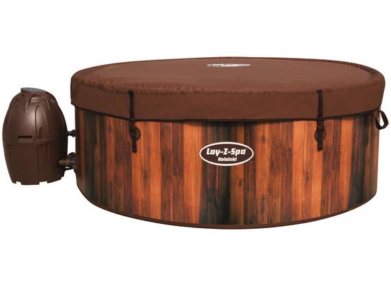 Whirlpool Aufblasbar Lya-z-spa Helsinki Airjet Ø180 X H 66 cm - Braun, MODERN, Kunststoff (180/66cm) - Bestway