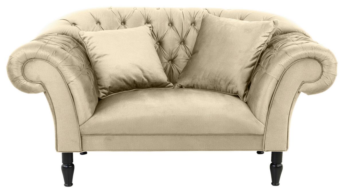 Xxl-sessel Cupido - Beige/Schwarz, Design, Textil (180/94/103cm) - MID.YOU
