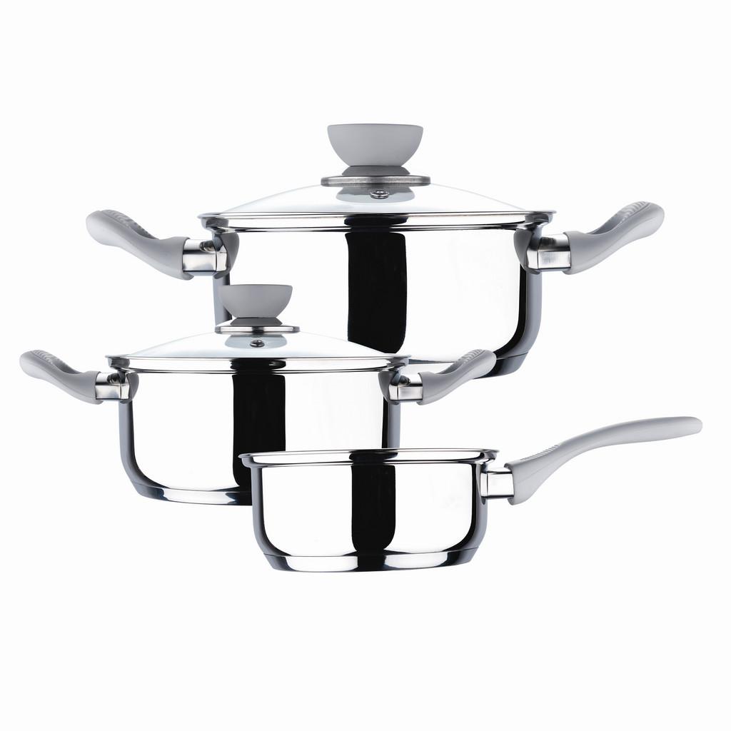 Kochtopfset Edelstahl 5-Teilig