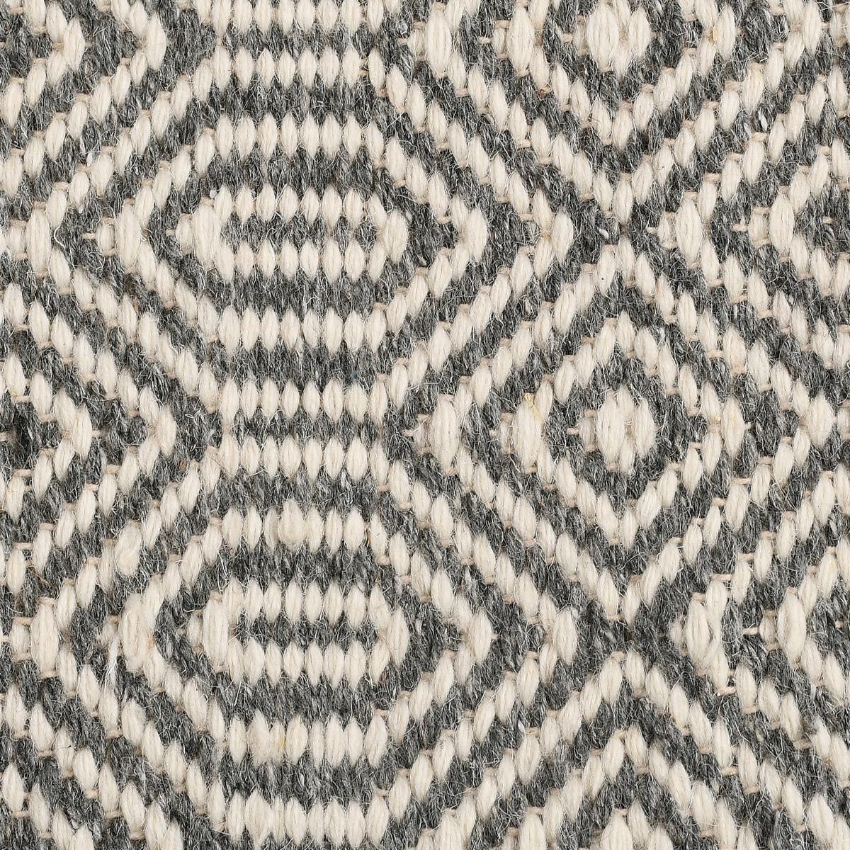 Wollteppich Kiana Mit Grauer Naturfarbe - Grau, Basics, Textil (190/290cm)