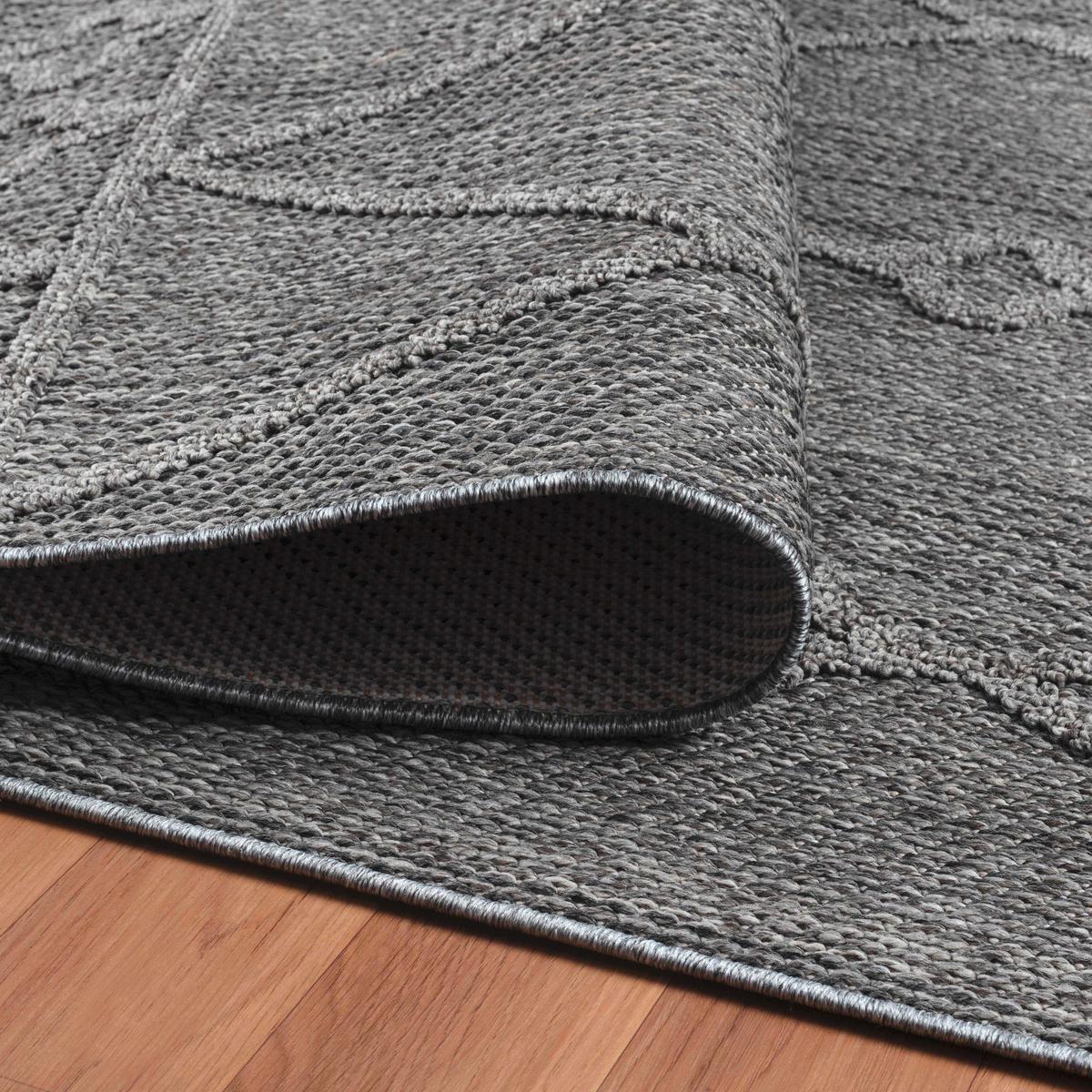 Outdoorteppich Patara - Grau, Design, Textil (240/340cm) - Novel