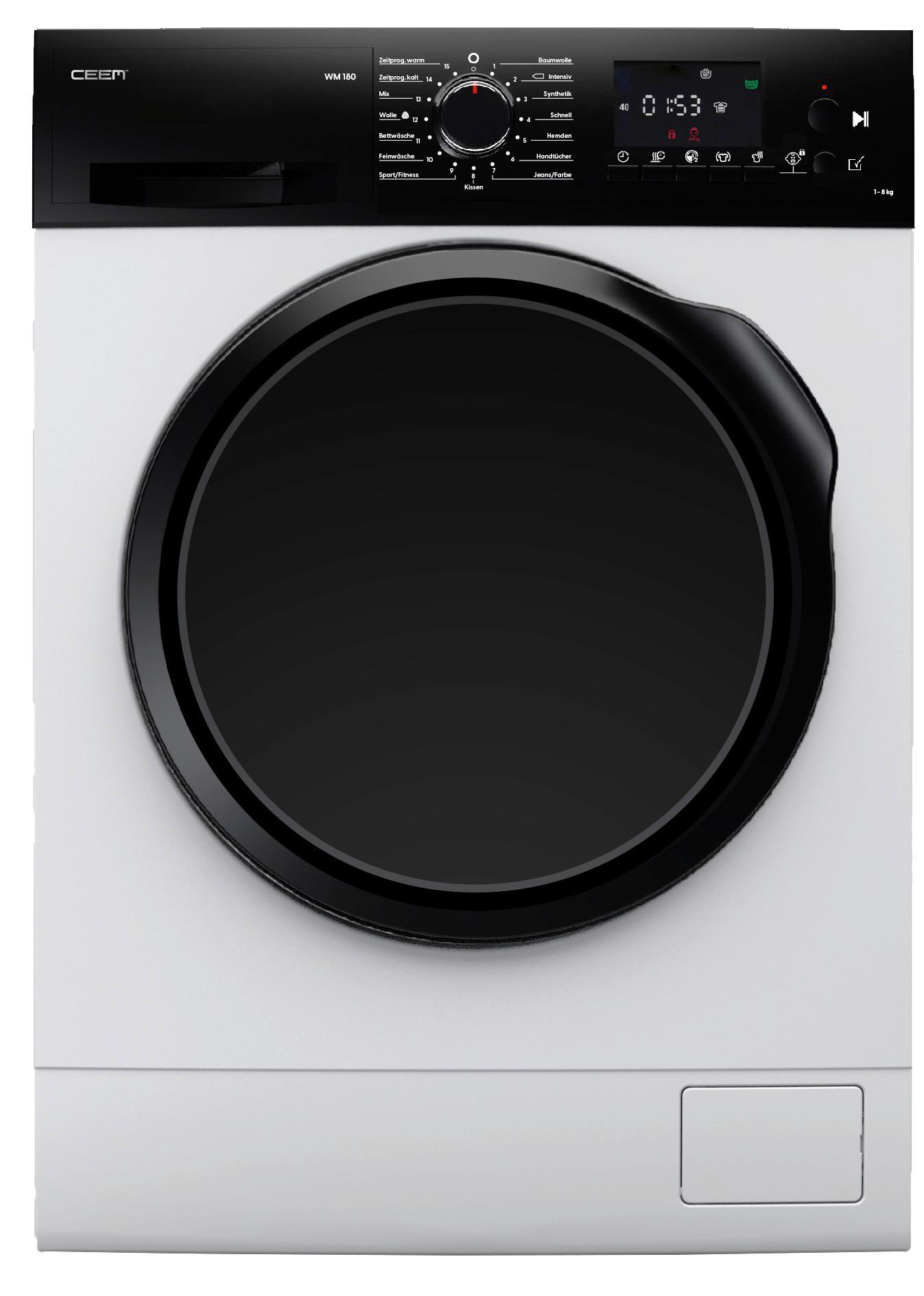 Waschmaschine Ceem Wm 180 - Weiß, Basics, Metall (59,6/84,2/53,3cm) - CEEM