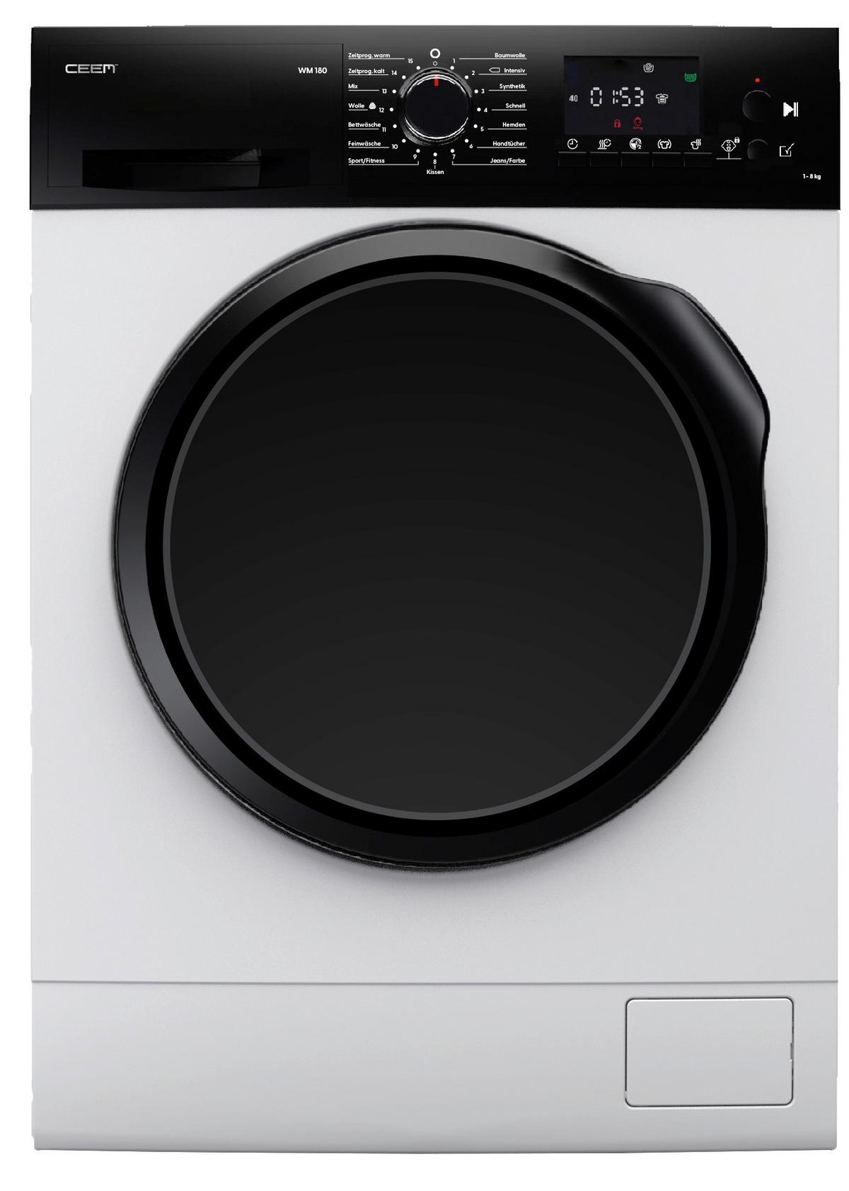 Waschmaschine Ceem Wm 180 - Weiß, Basics, Metall (59,6/84,2/53,3cm) - CEEM