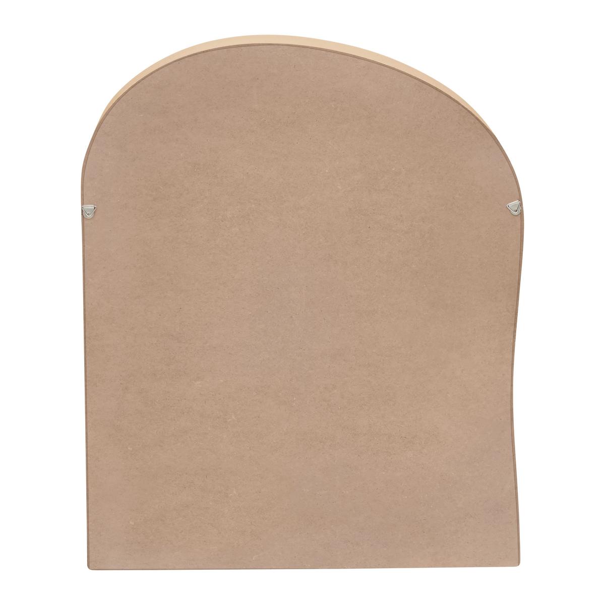 Nástenný regál WILMA - hnedá, Lifestyle, kompozitné drevo (40/48/10cm) - Premium Living