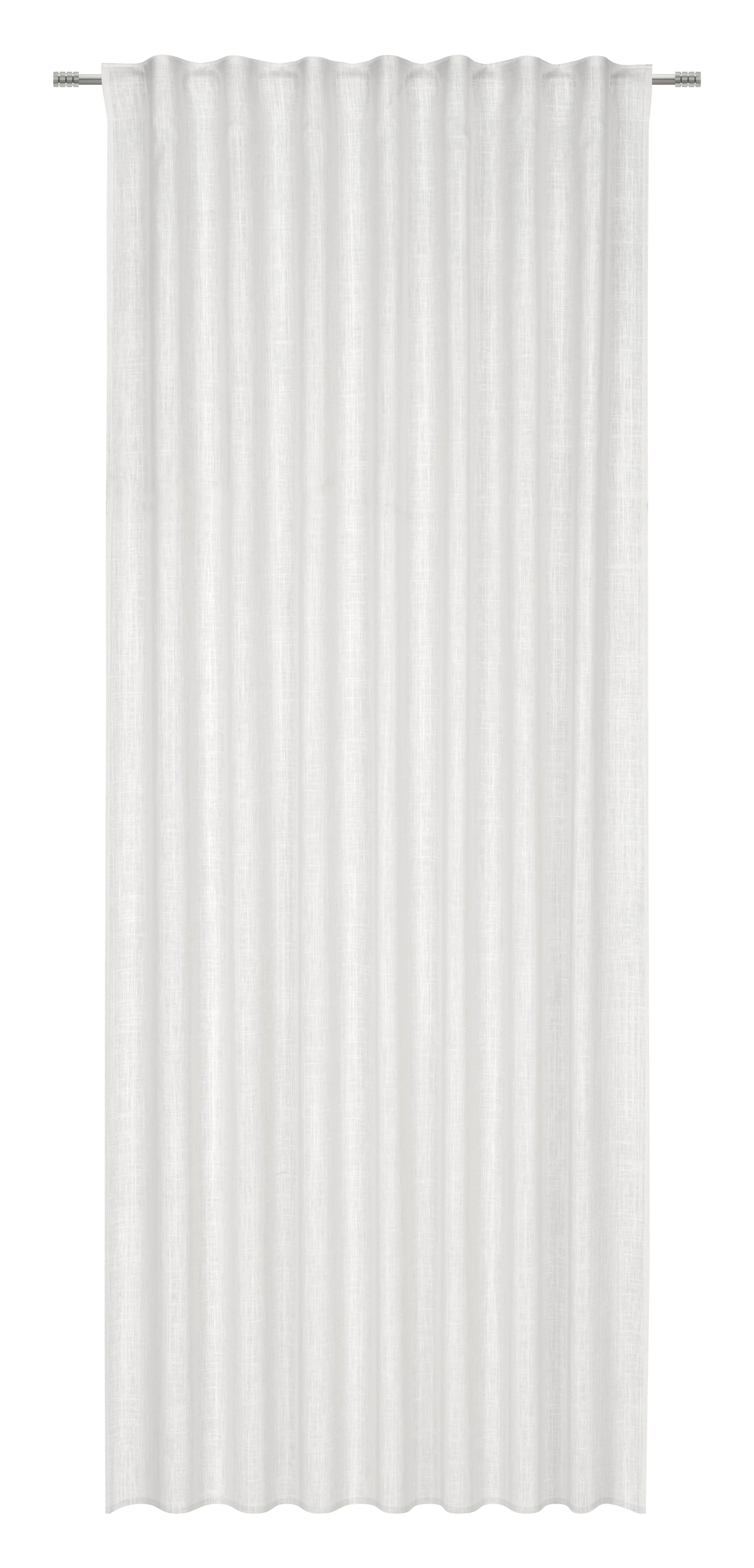 HOTOVÝ ZÁVĚS LINA - bílá, textil (140/255cm) - Premium Living