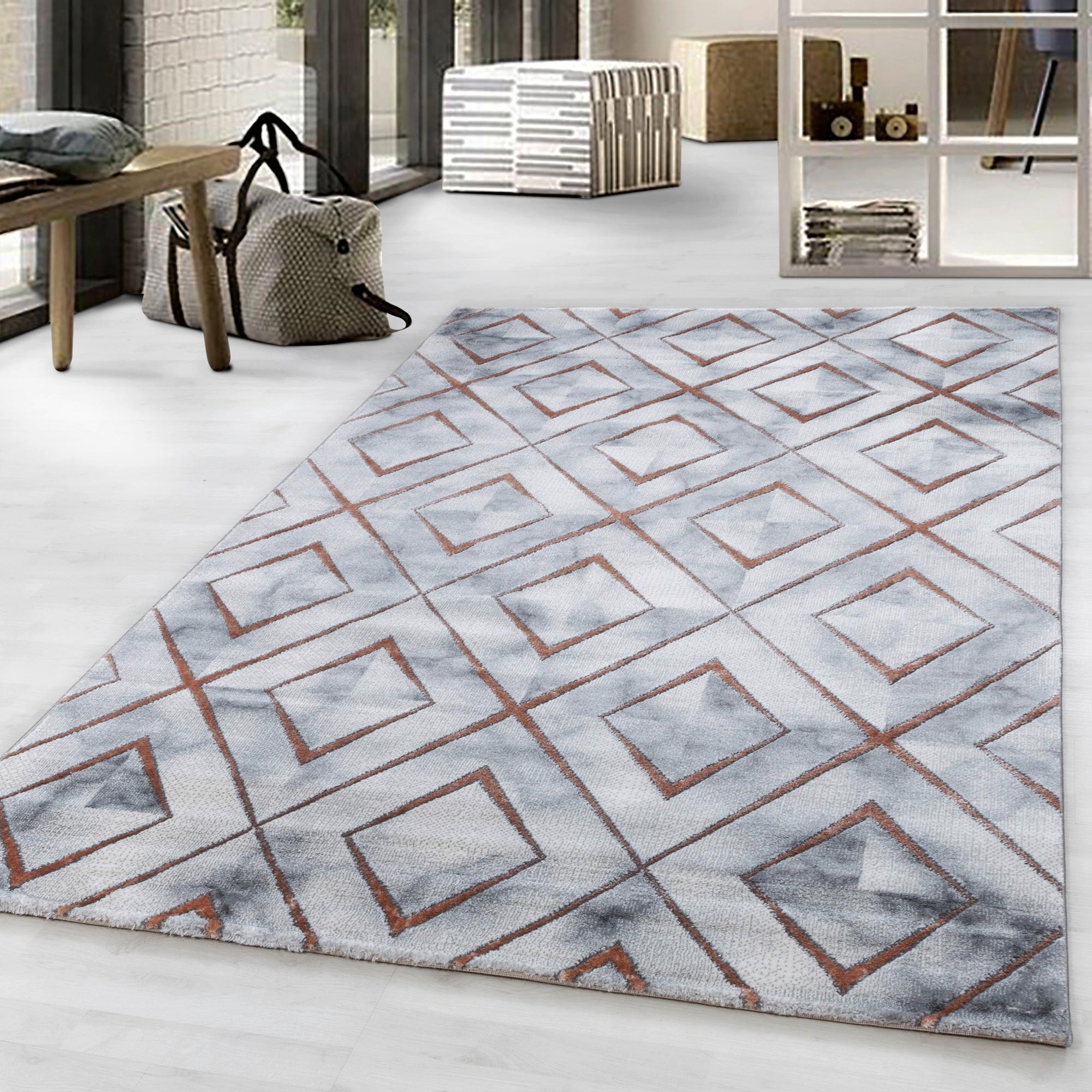 Webteppich Bronze Naturfaser Naxos 160x230 cm - Bronzefarben, Design, Textil (160/230cm)