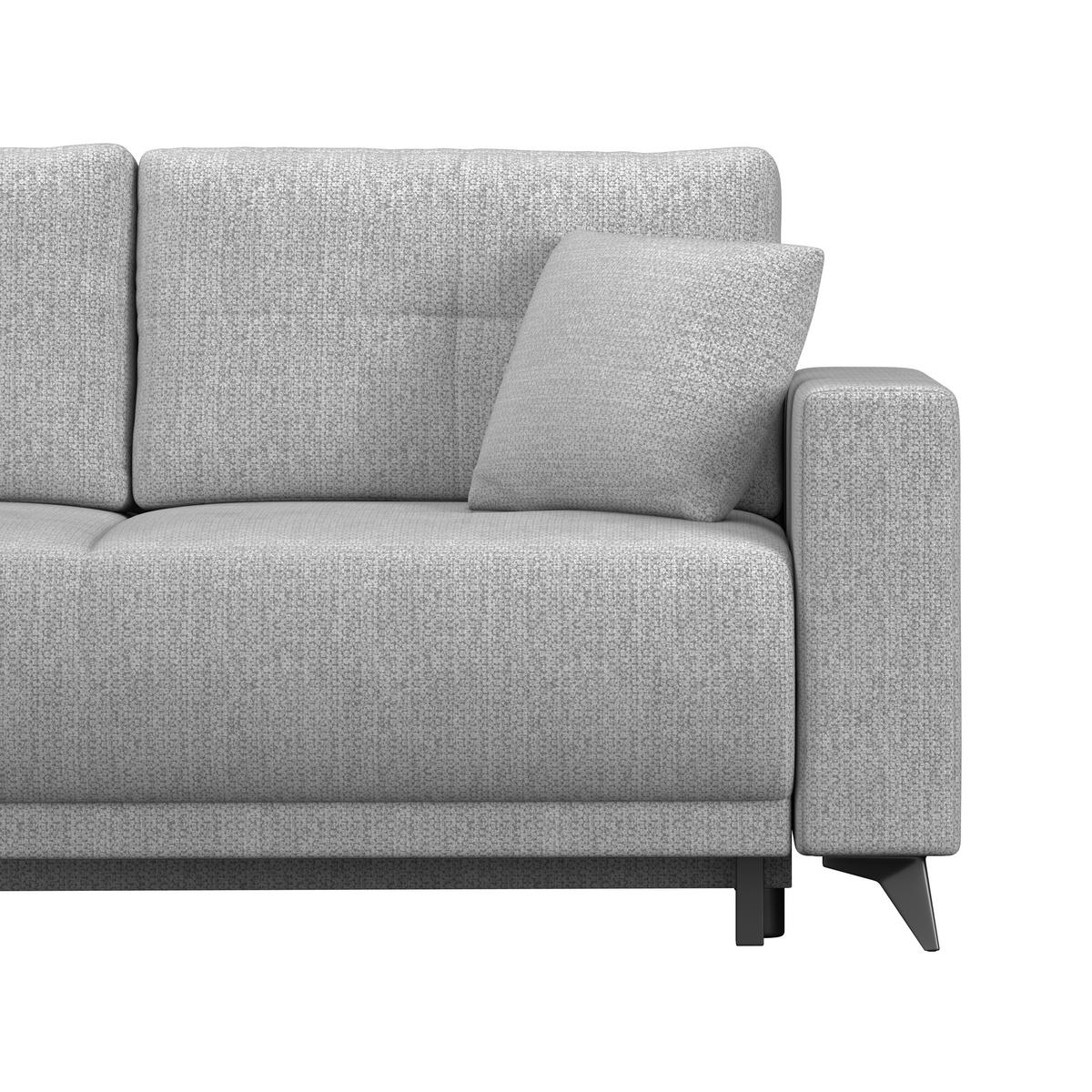 Sarokkanapé Texas - szürke, Konventionell, fa (203/259cm)