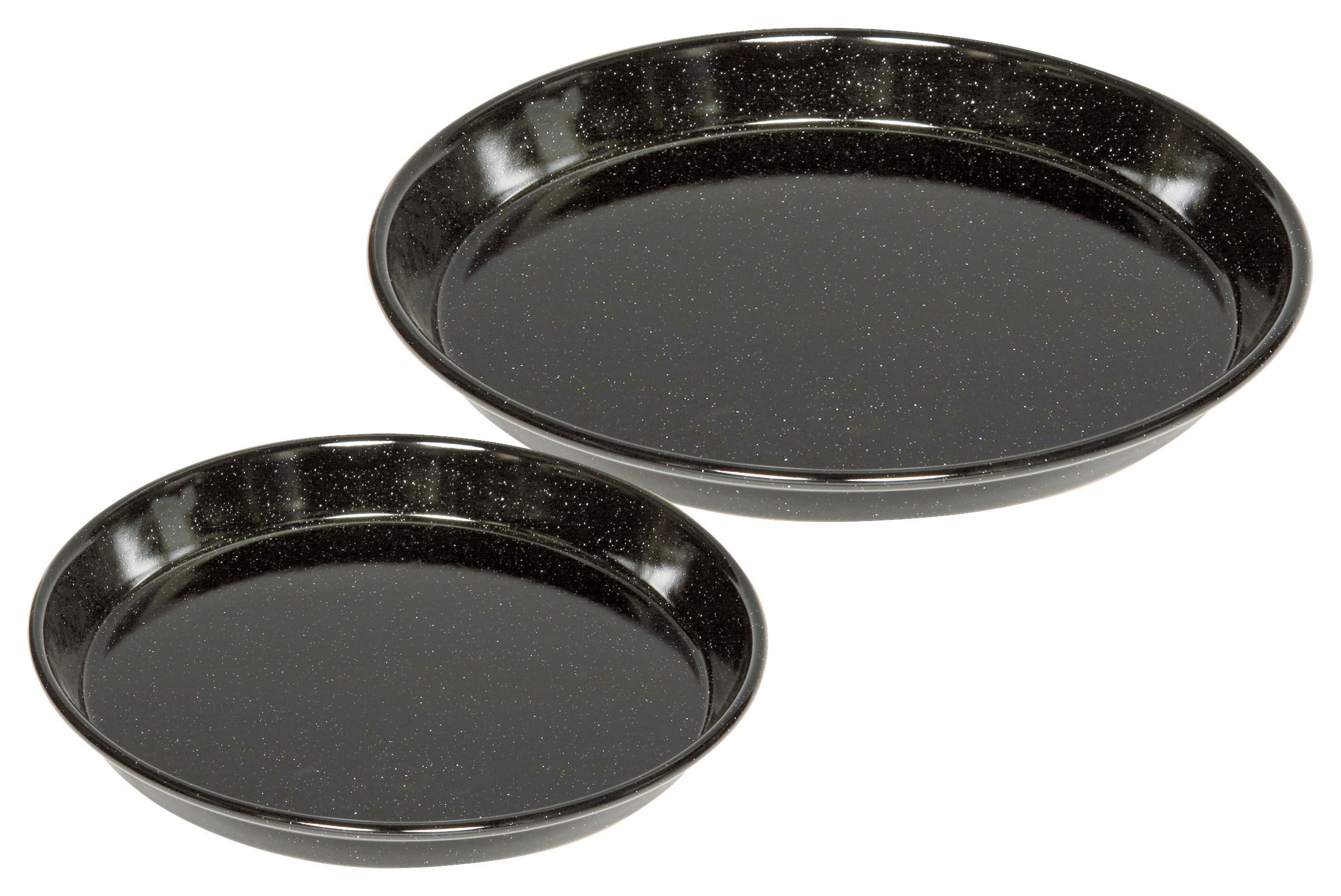 Pizzablech-Set 2-Tlg. Ø 28/32 Profibäcker - Schwarz, KONVENTIONELL, Metall (28 + 32cm) - Riess