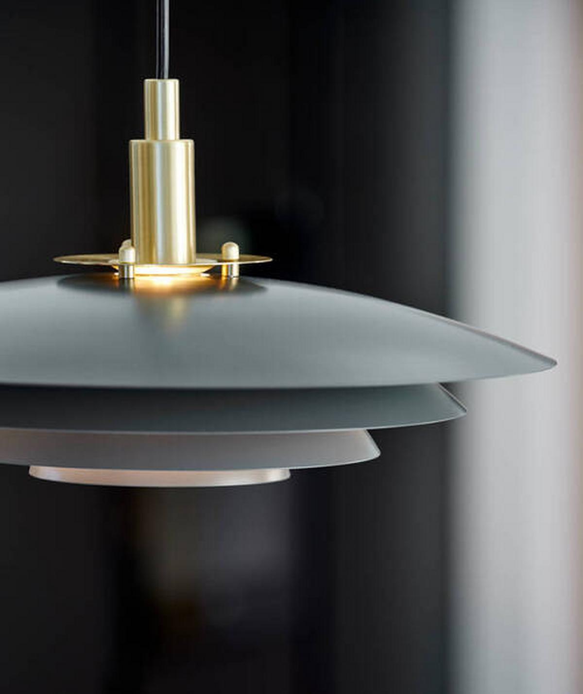 Hängeleuchte Bretagne Anthrazit D: 38 cm - Anthrazit, Design, Metall (38/18,8cm) - Nordlux