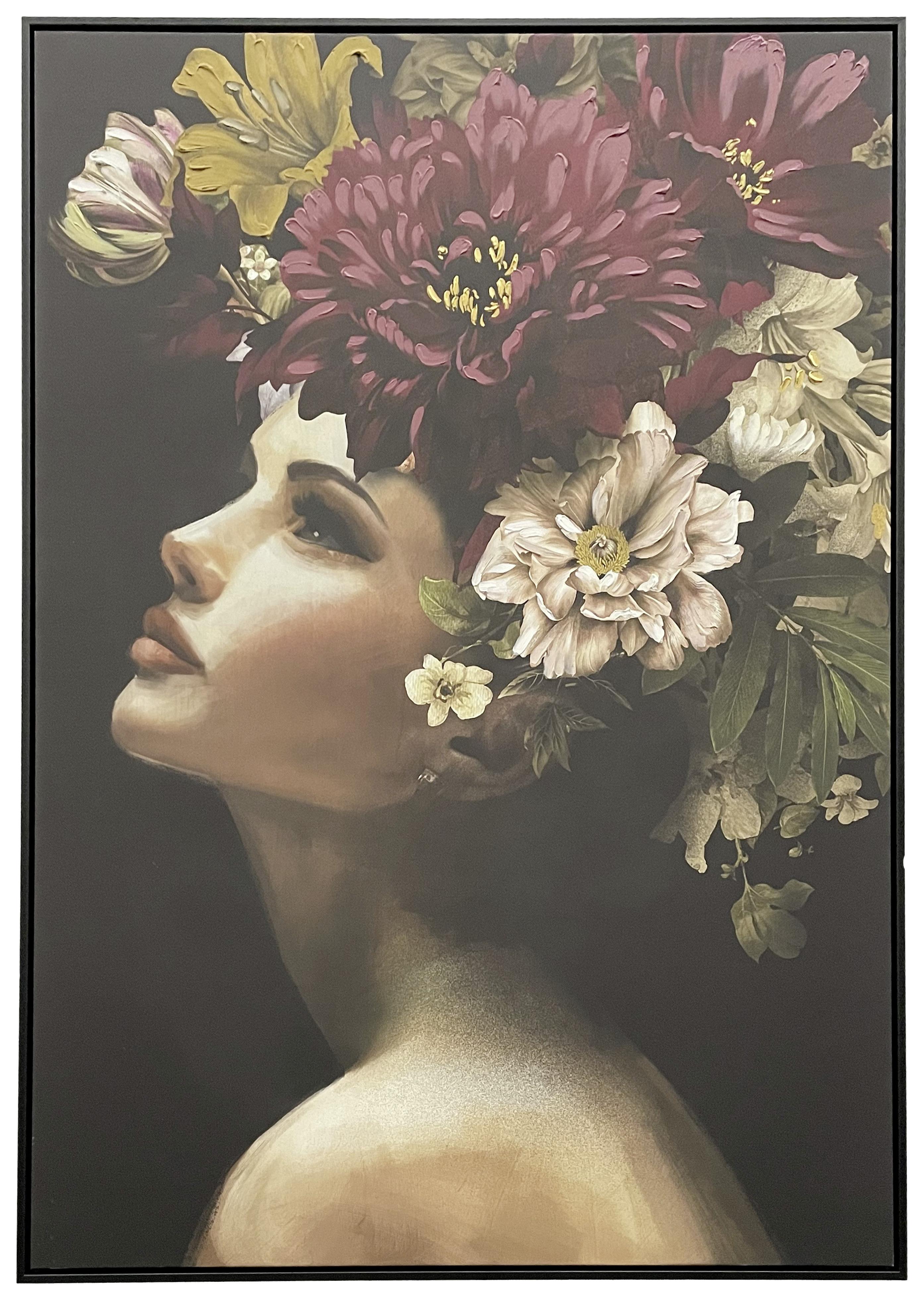 Obraz Na Plátně Denise, 100/140cm - černá/přírodní barvy, dřevo/textil (100/140cm) - Modern Living
