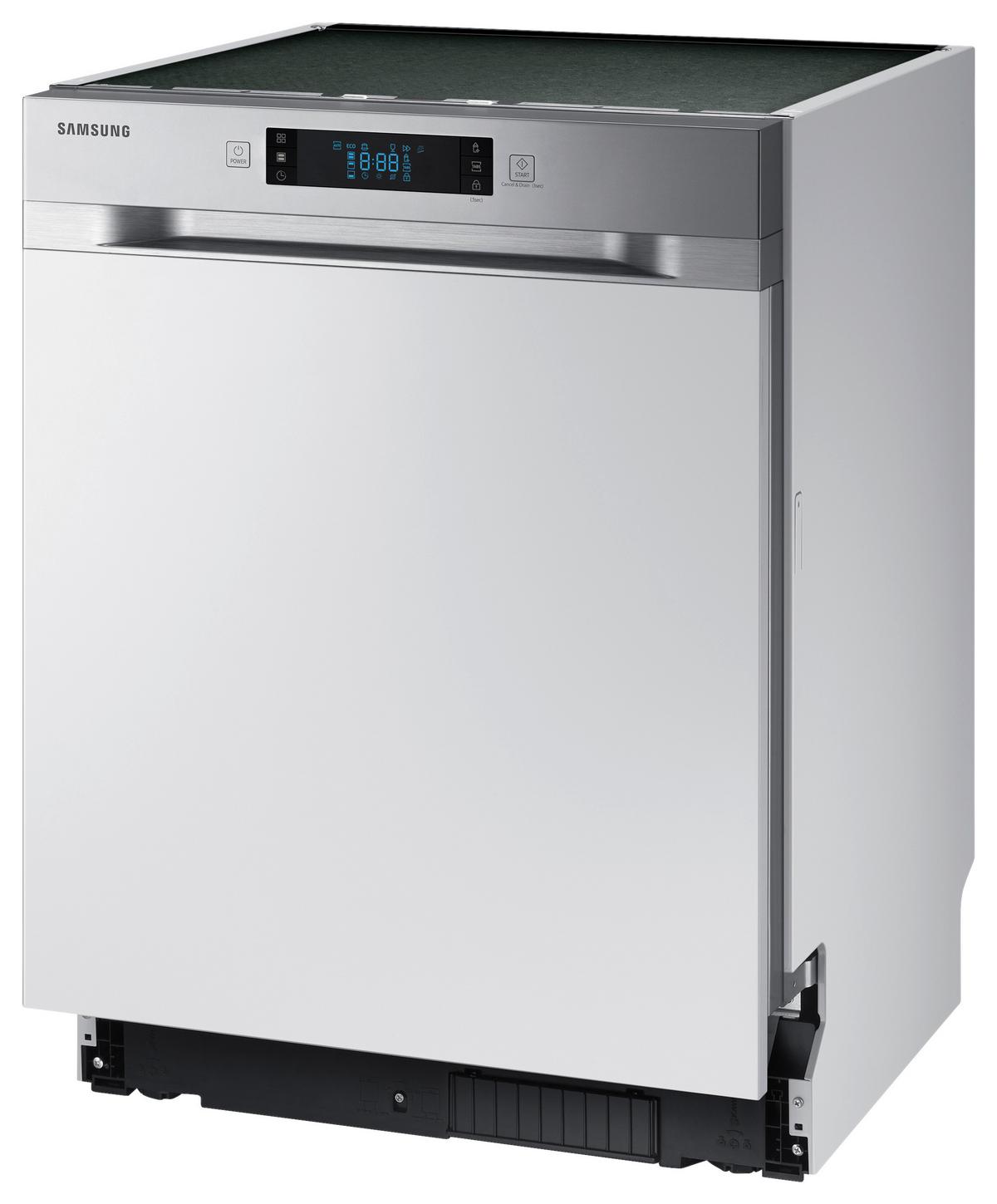 Geschirrspüler Teilintegriert Silberfarben, Weiß, B: 59,8 cm - Silberfarben/Weiß, Kunststoff/Metall (59,8/81,5/57,0cm) - Samsung