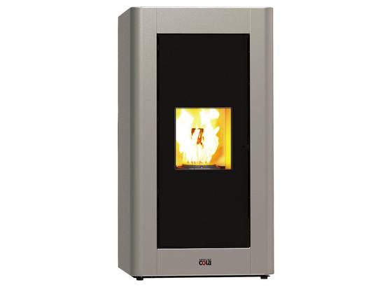 Anselmo Cola Pelletofen Rock Silber Metall 17 Kw - Silberfarben, MODERN, Metall (60,2/100,8/57,9cm) Anselmo Cola Pelletofen Rock Silber Metall 17 Kw - Silberfarben, MODERN, Metall (60,2/100,8/57,9cm)