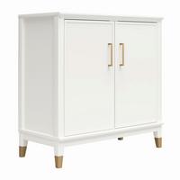 KOMMODE Westerleigh Weiß B: 84 cm - Weiß, Design, Holzwerkstoff/Metall (84/84/40cm) - MID.YOU