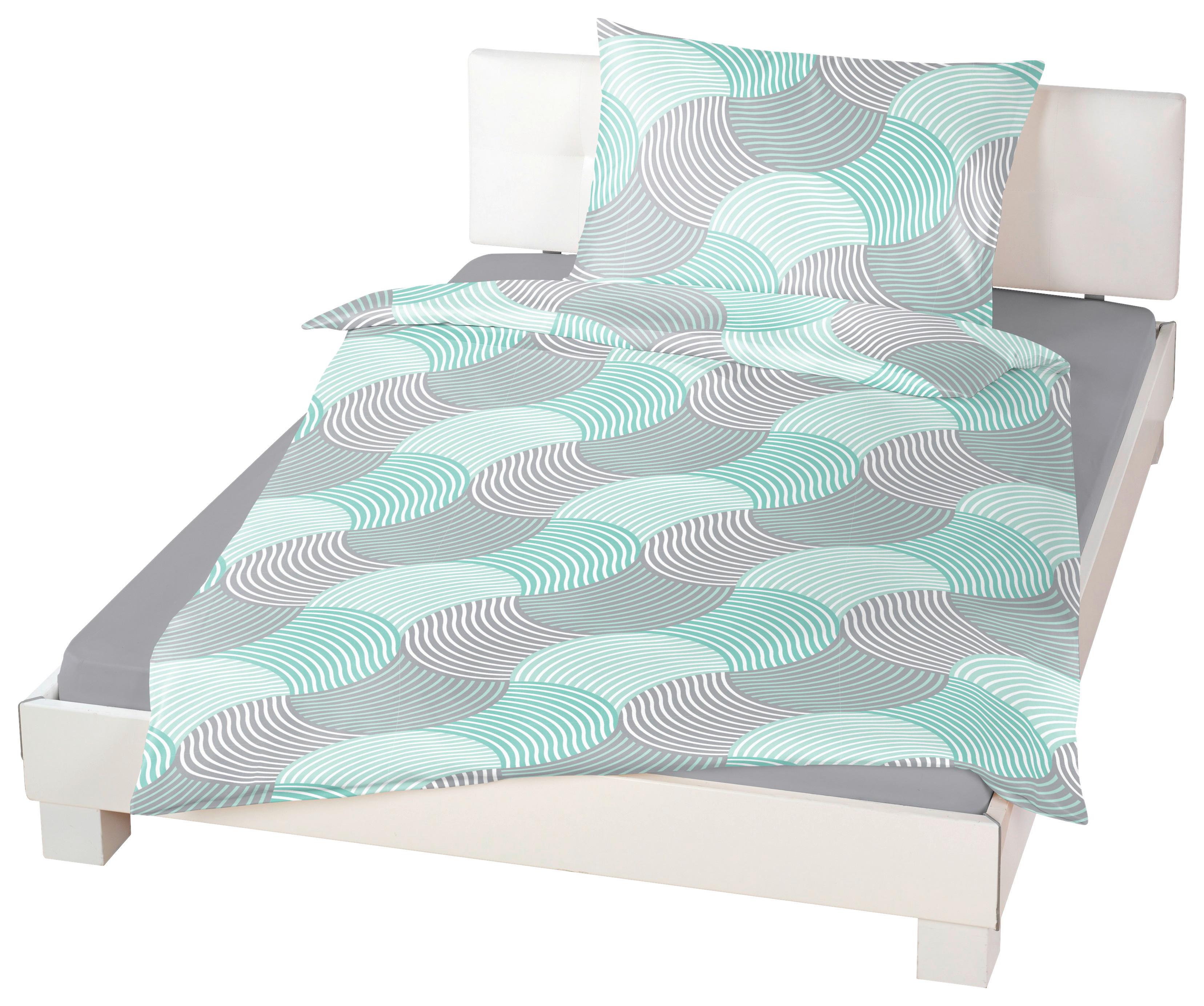 Ágyneműhuzat-garnitúra Isa - Türkiz, modern, Textil - Luca Bessoni