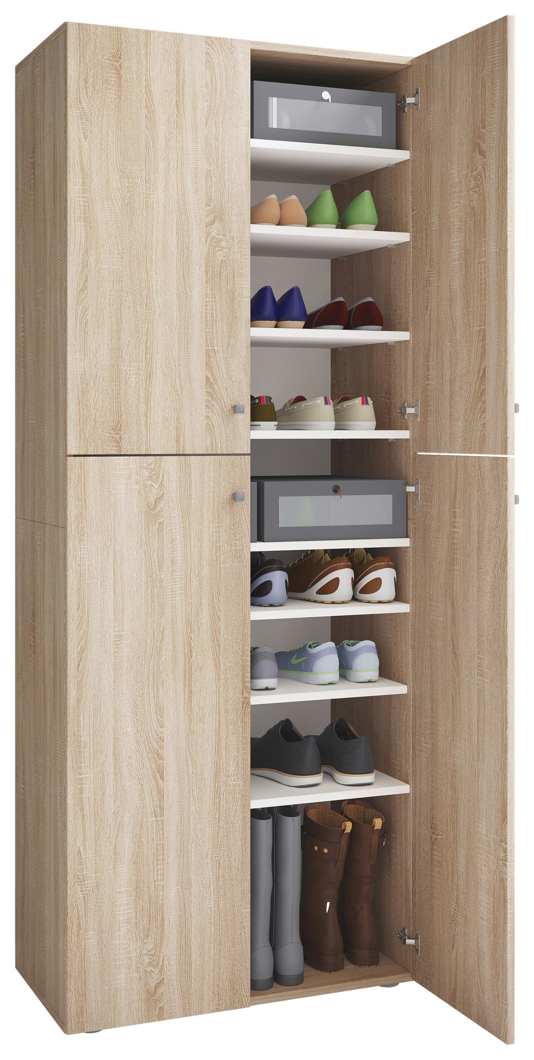 Schuhschrank Lona Xxl 9 Fächer Eiche Dekor
