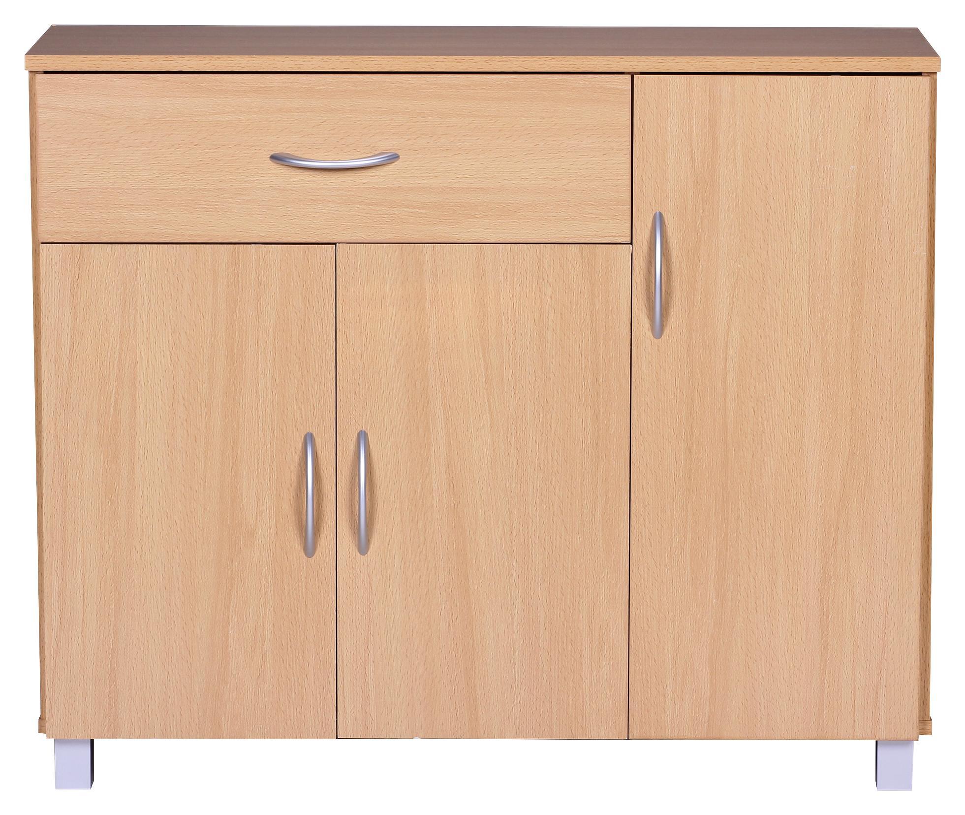 Kleines Sideboard in Buche-Dekor