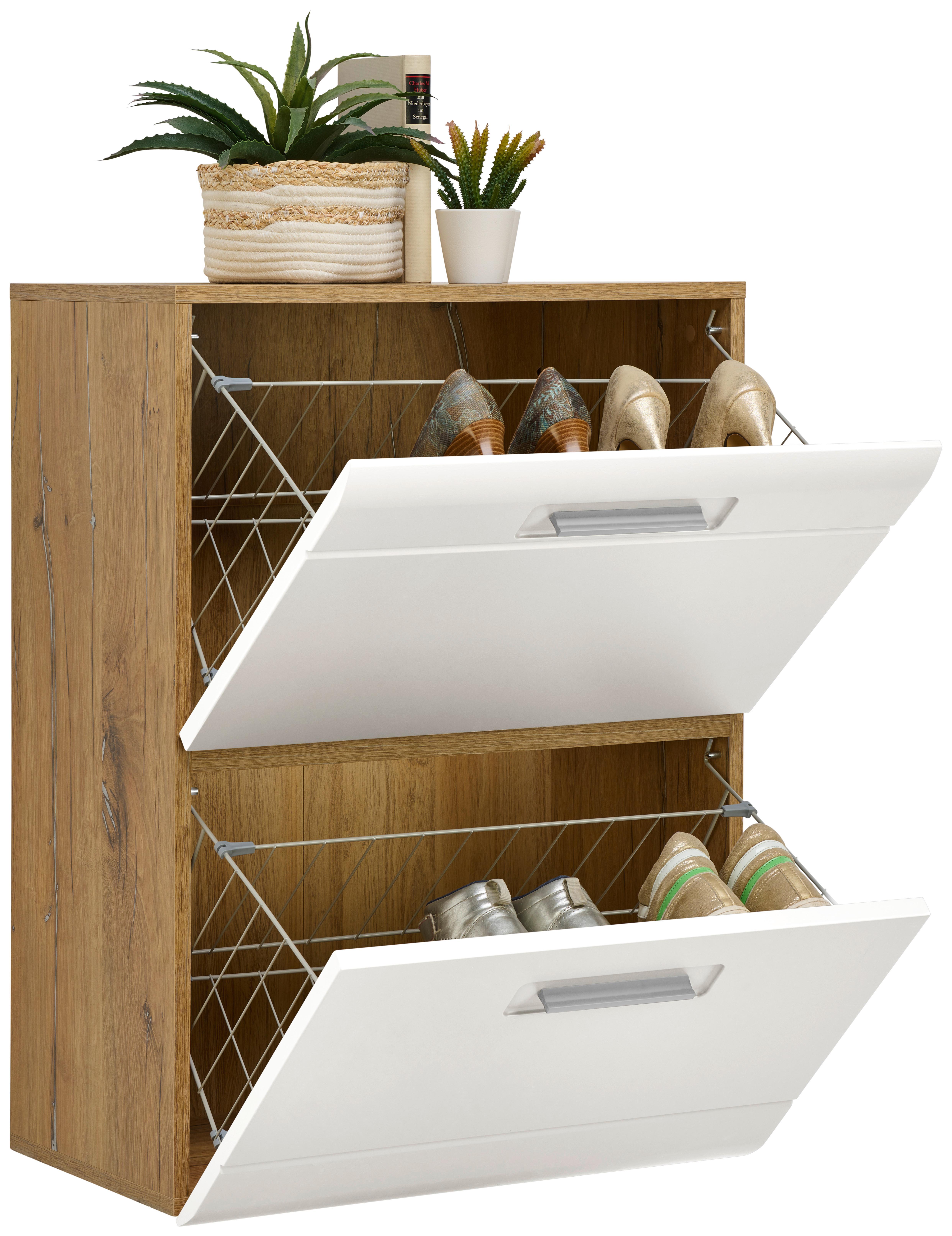 Schuhschrank mit 2 Klappen