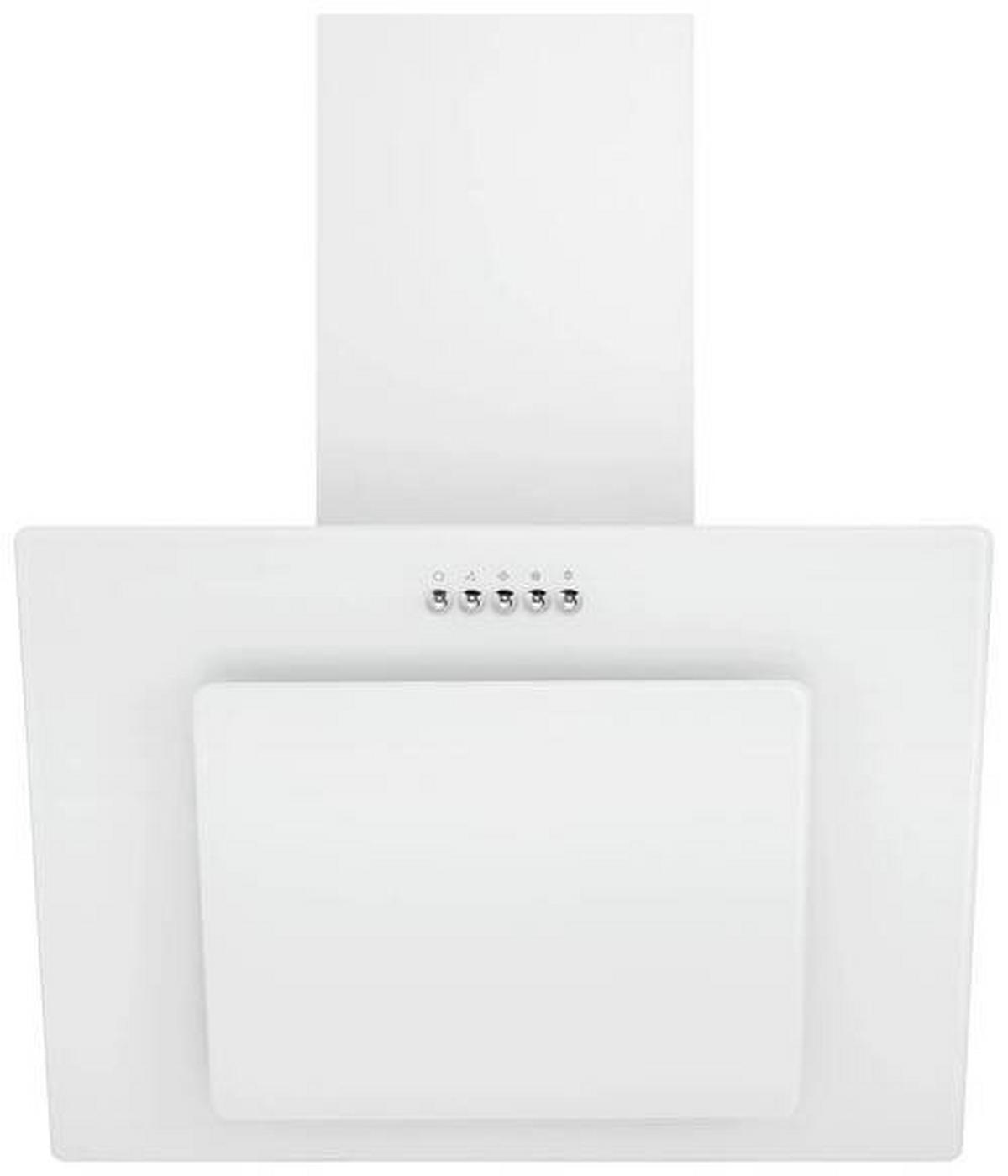 Dusntabzugshaube Leila Weiß B: 59,8 Cm, Led - Weiß, Trend, Glas/Metall (59,8/72,7-110,7/30,5cm) - Respekta