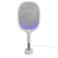 Fliegenklatsche Elektrisch 2 in 1 - Weiß, Basics (21,8/54/8cm)