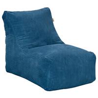 Sitzsack Luno Cord dunkelblau,Indoor,B: 70cm - Dunkelblau, Basics, Textil (70/70/100cm)