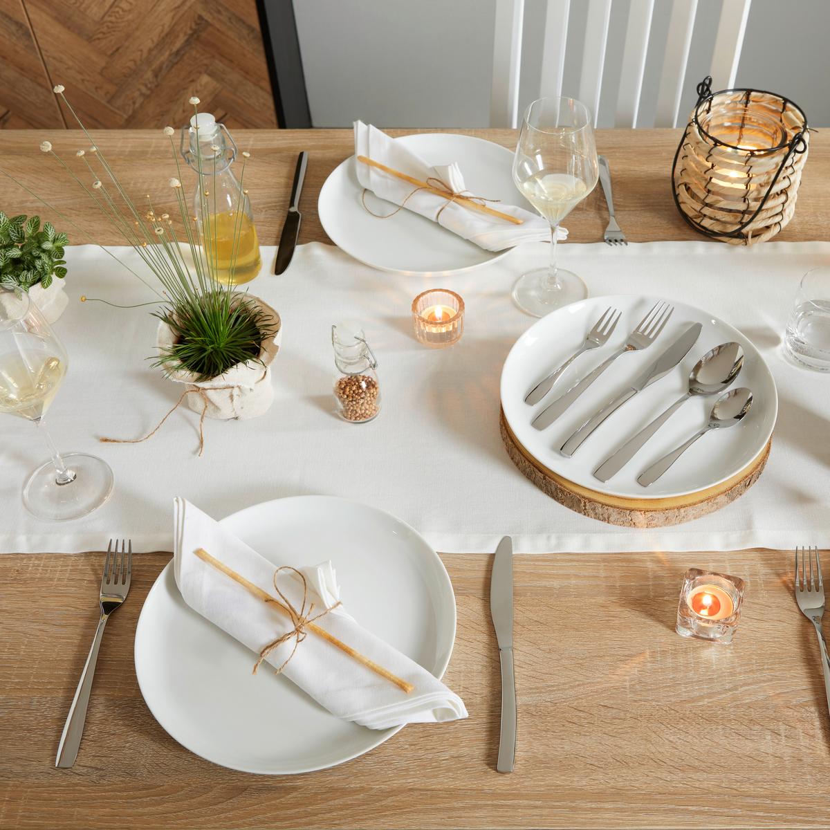 Besteckset Stefan - Edelstahlfarben, MODERN, Metall - Luca Bessoni