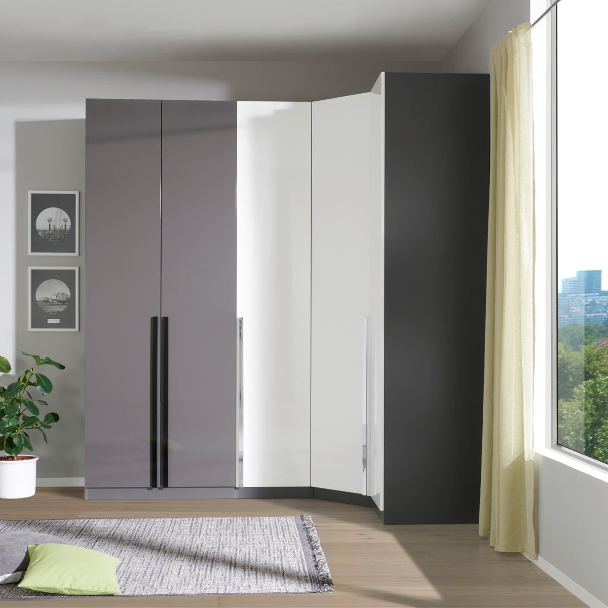 DVEŘE UNIT - antracitová, Moderní, kompozitní dřevo (45,3/232,6/1,8cm) - Ondega