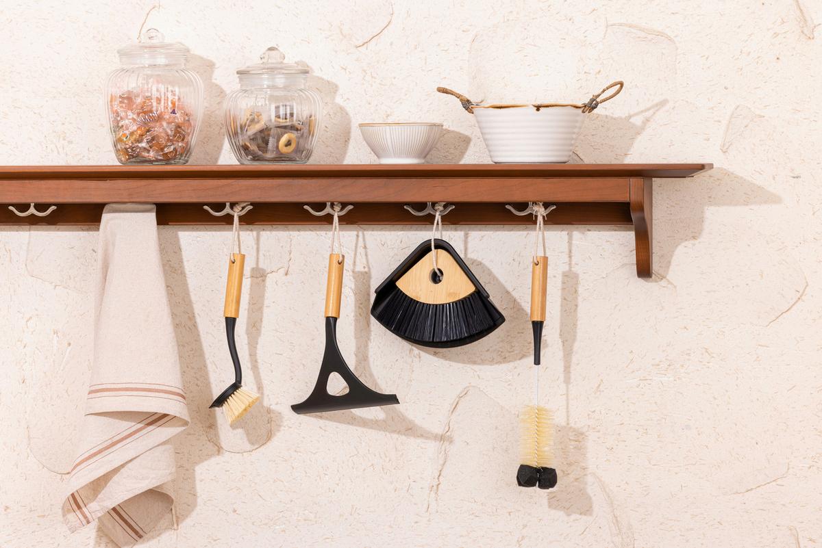 Reinigungsbürste Thi - Naturfarben, KONVENTIONELL, Naturmaterialien/Kunststoff - Homezone