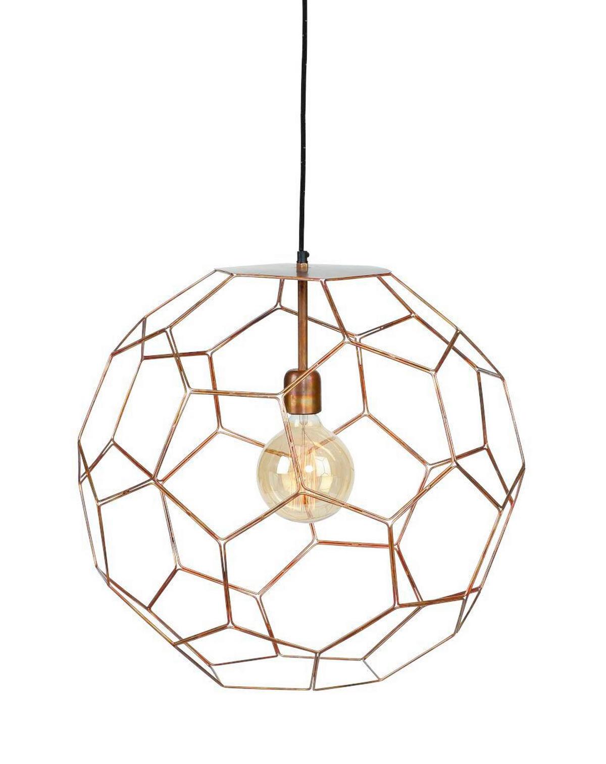 Hängeleuchte Marrakesh Kupferfarben D: 34 Cm - Kupferfarben, Basics, Metall (34/34/250cm) - It's about Romi