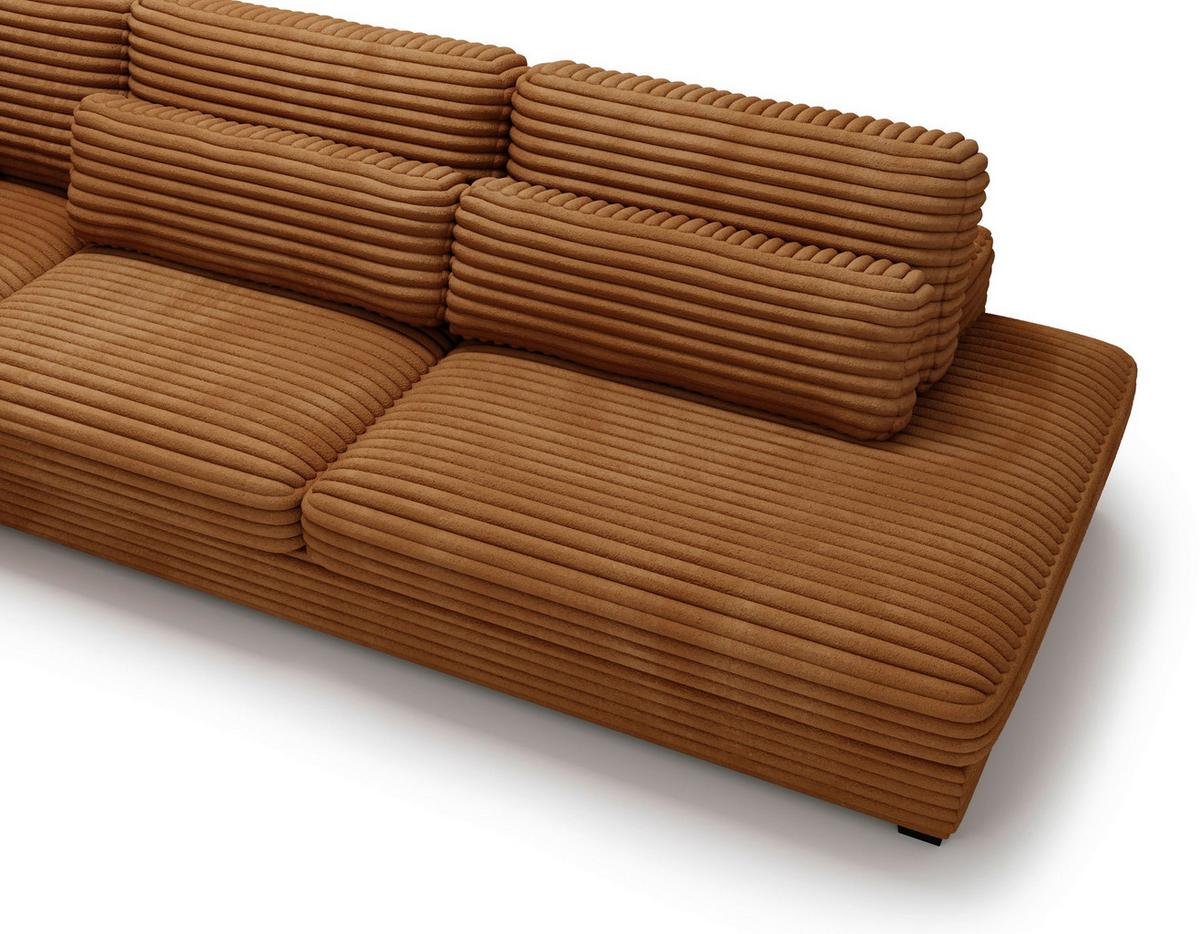 Sven Rostfarben S: 244x332 Cm - Rostfarben/Schwarz, Design, Textil (244/332cm) - Livetastic