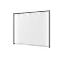 Díszkeret Sierra - grafitszürke, Basics (247/214/18,5cm)