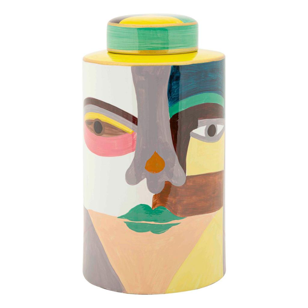Vase Pot Piccassy Color Top Multicolor B: 19 cm