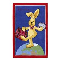 Kinderteppich Fe-2943 - Blau, Trend, Textil (110/170cm)