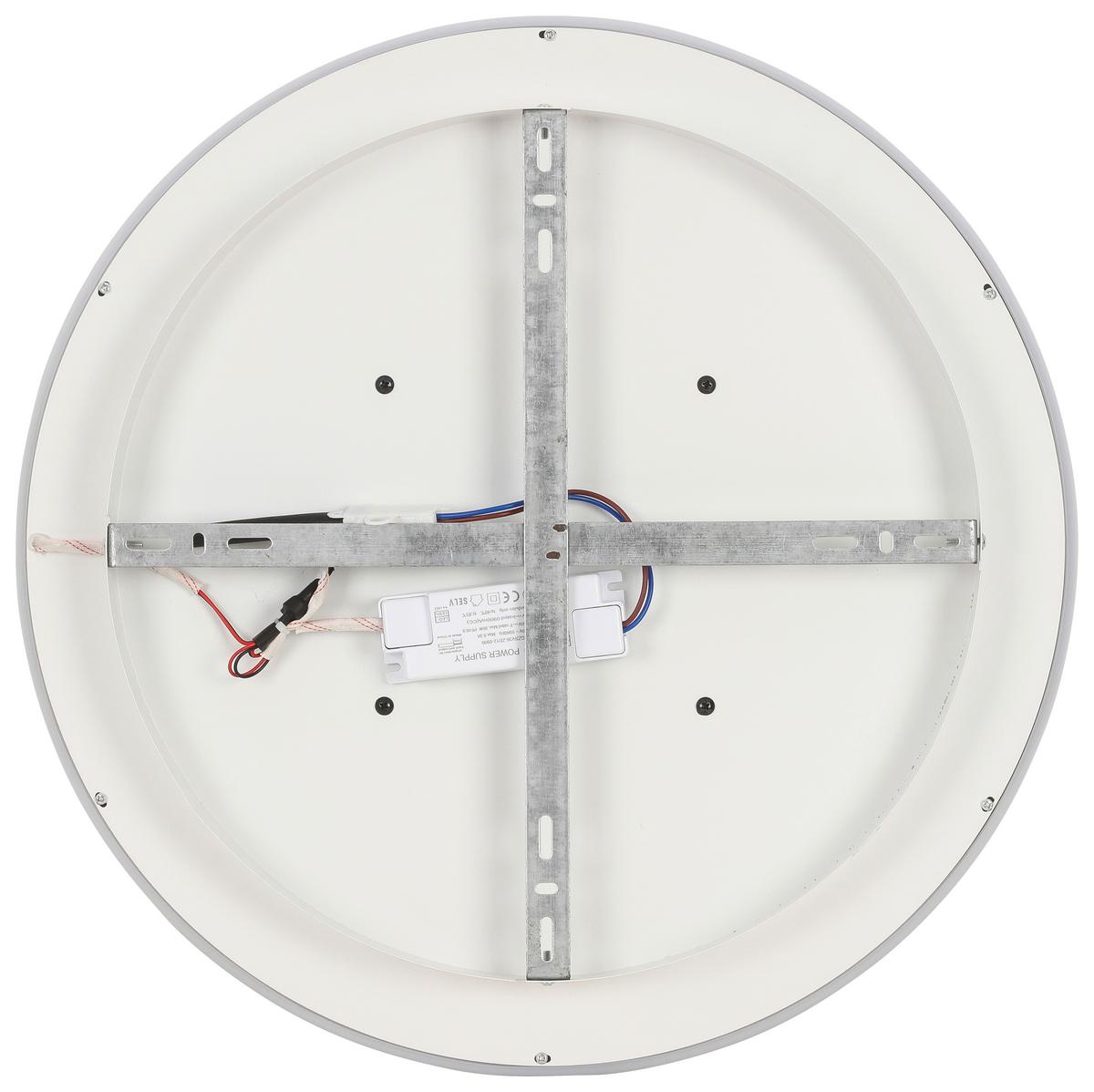 Led Mennyezeti Lámpa Sandra - fekete/aranyszínű, Design, műanyag/fém (49/5cm) - Luca Bessoni