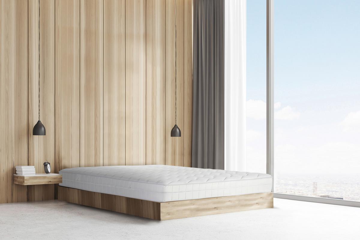 Kaltschaummatratze 90x200cm H2+h3 - Weiß, Basics, Textil (90/200cm) - P & B