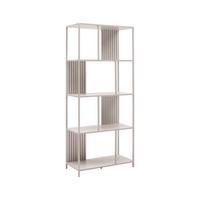 REGÁL MODANO -EXKLUSIV- - kašmírová, Modern, kov/kompozitné drevo (75/170/35cm) - Mömax