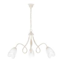 Kronleuchter 4250/3a - Bronzefarben, KONVENTIONELL, Glas/Metall (65/82cm)