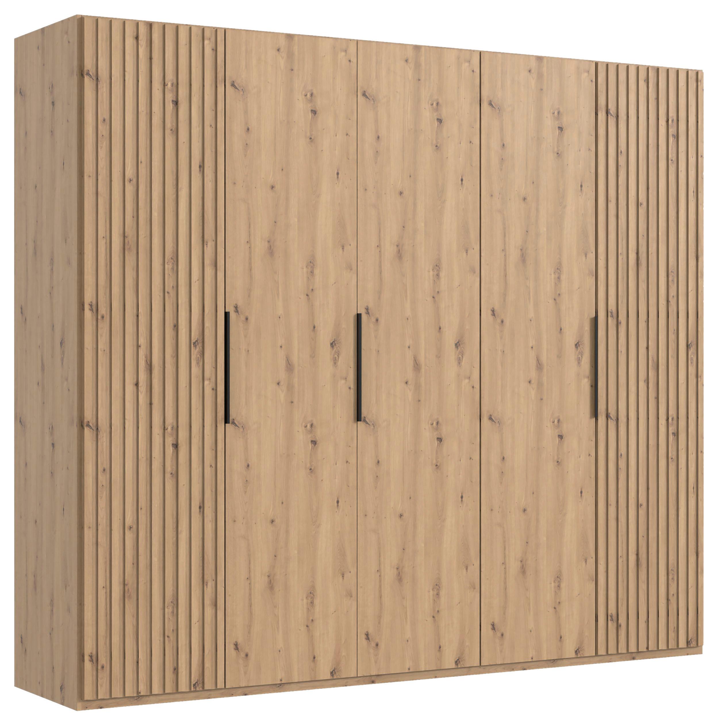 Drehtürenschrank Andorra Eiche Artisan B: 250 cm - Eiche Artisan, MODERN, Holzwerkstoff (250/216/58cm) - MID.YOU
