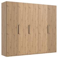 Drehtürenschrank Andorra Eiche Artisan B: 250 cm - Eiche Artisan, MODERN, Holzwerkstoff (250/216/58cm) - MID.YOU