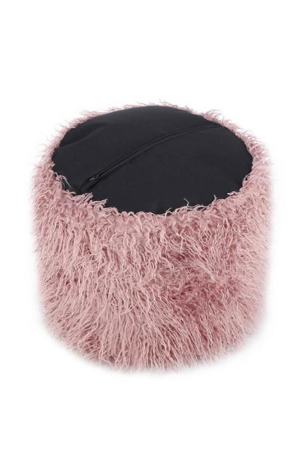 Pouf Kunststoff Rosa Dxh: 45x38 Cm - Rosa, Basics, Kunststoff (45/38/45cm) - Kayoom