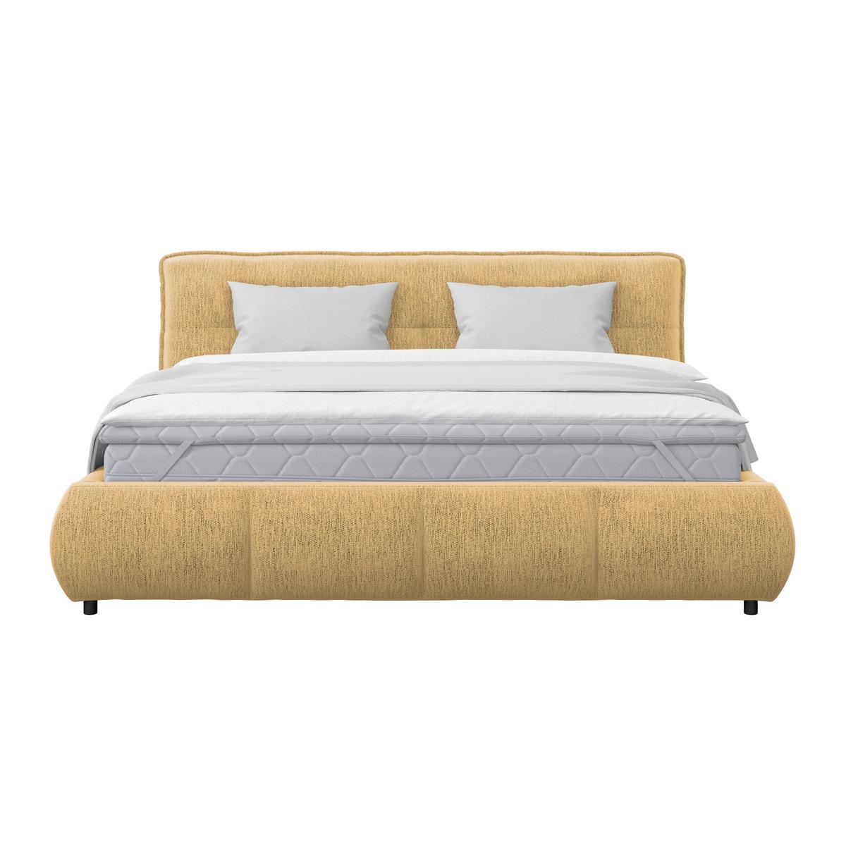 Polsterbett Limo Goldfarben 160x200 cm - Goldfarben/Schwarz, KONVENTIONELL, Holz/Holzwerkstoff (160/200cm) - James Wood