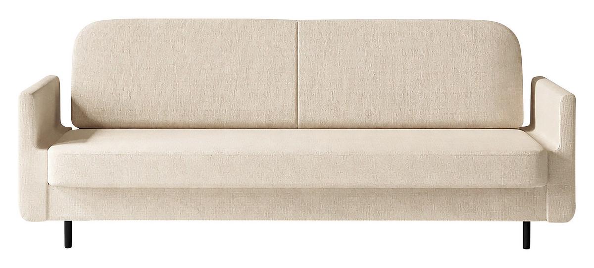 Schlafsofa Cloudy Beige B: 221 cm - Beige, Design, Textil (221/87/84cm) - MID.YOU