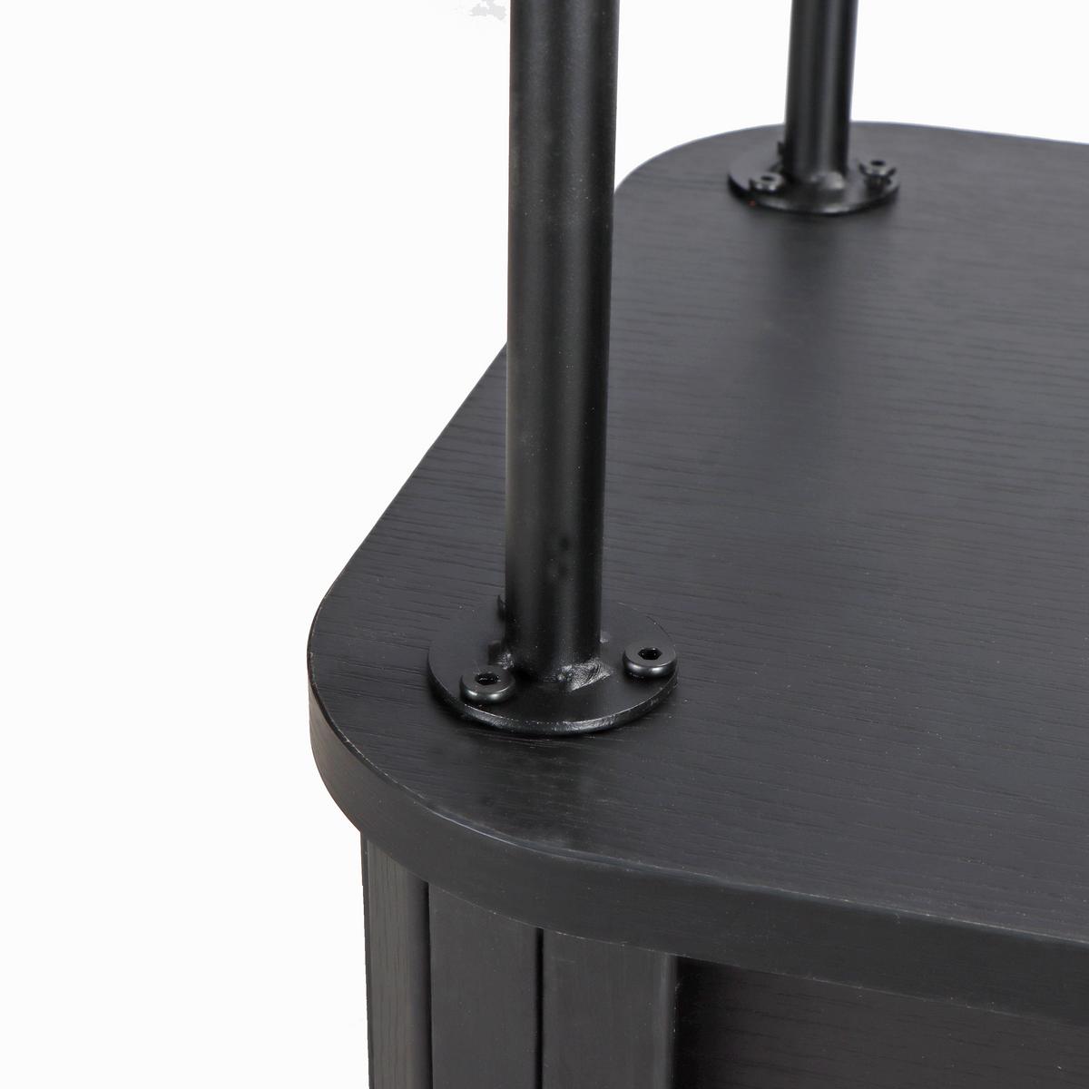 Couchtisch Schwarz B: 60 Cm - Schwarz, Design, Holzwerkstoff (100/60/55cm) - Livetastic