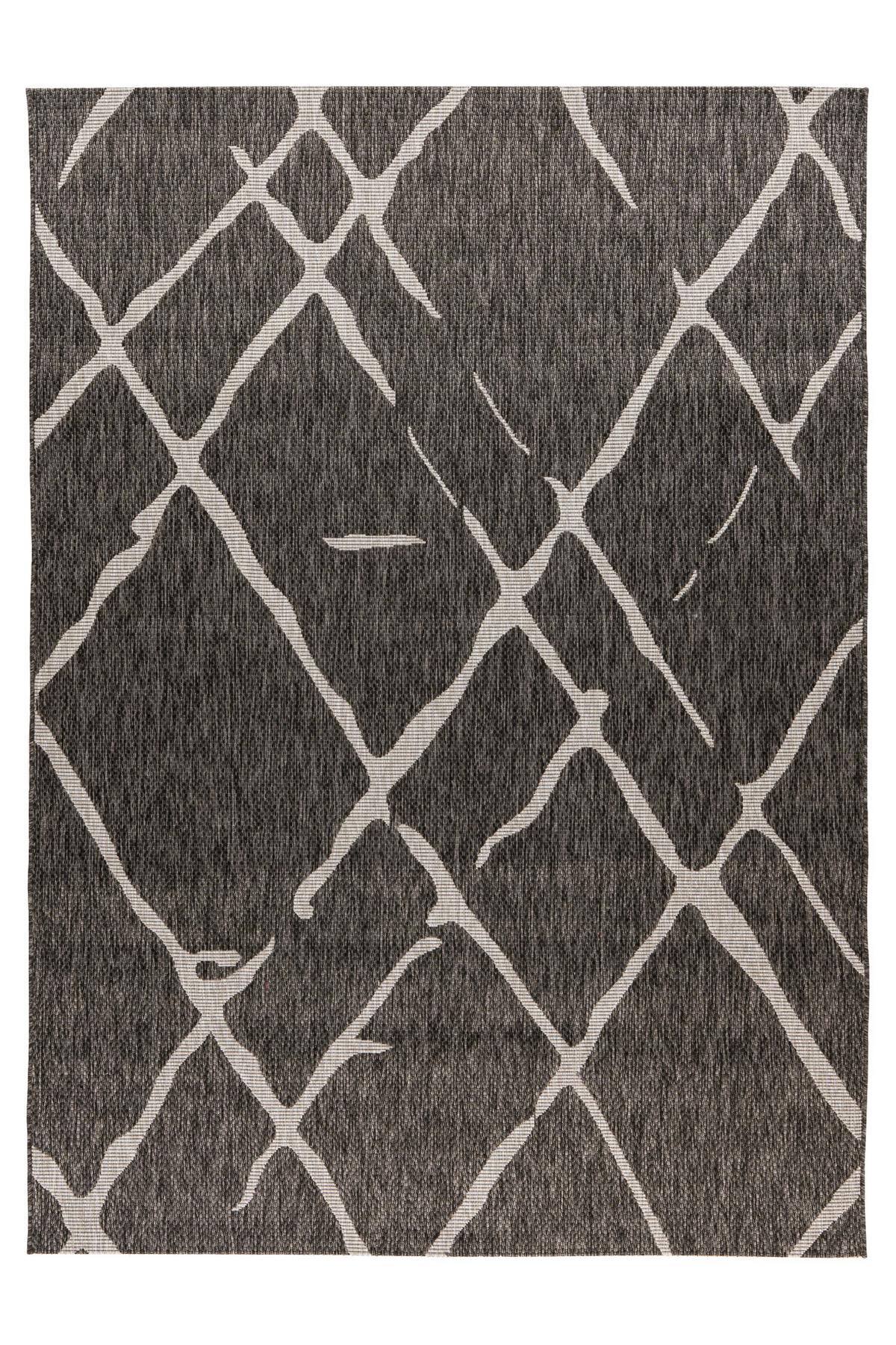 Flachwebteppich My Tallinn 540 - Grau, Design, Textil (200/290cm) - Obsession