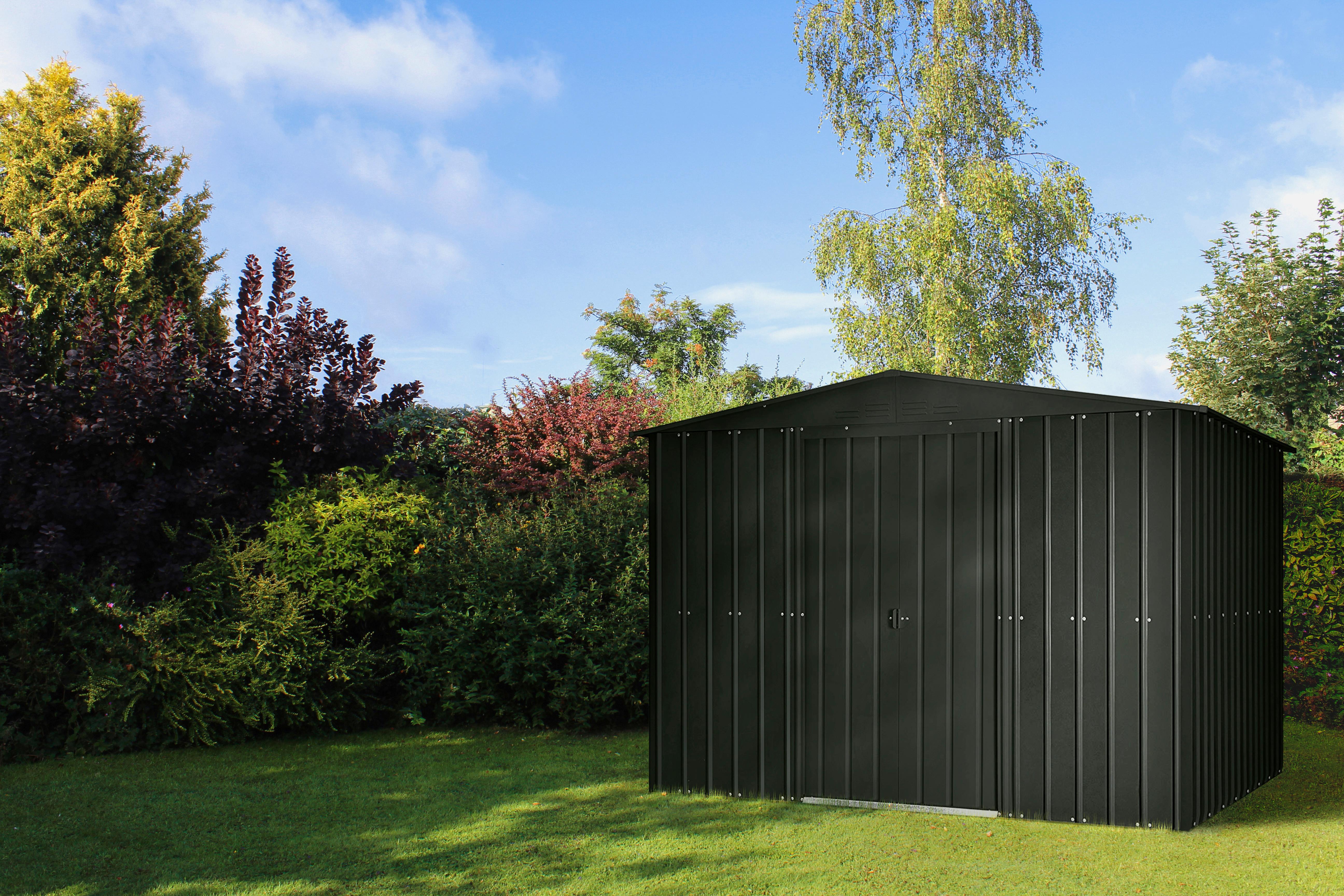 Gerätehaus ohne Boden 308x202x247 cm - Anthrazit, Basics, Metall (308/202/247cm)