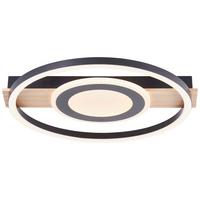 LED-Deckenleuchte G99927a76 Maureen - Hellbraun/Schwarz, Design, Holz/Kunststoff (5/39/37cm) - Brilliant